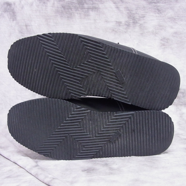 実際に弊社で買取させて頂いたHERMES/エルメス クイックシューズ/レザースニーカー ブラック 43の画像 2枚目