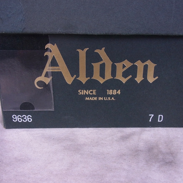 実際に弊社で買取させて頂いたALDEN/オールデン UNITED ARROWS別注  コードバン ペニーローファー/9636/7の画像 8枚目