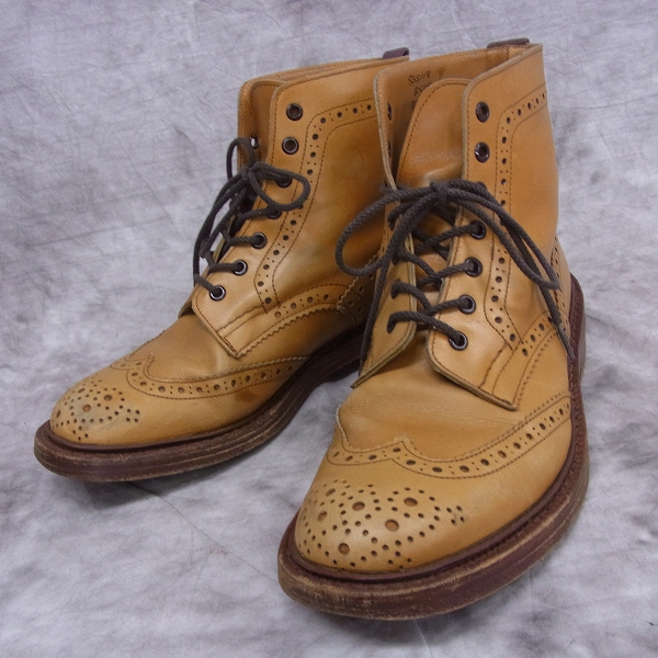 実際に弊社で買取させて頂いたTRICKER'S/トリッカーズ カントリーブーツ レザー ブラウン 2508/8.5