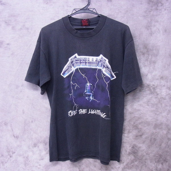 実際に弊社で買取させて頂いたMETALLICA/メタリカ RIDE THE LIGHTNING 1989年製 ヴィンテージバンドTシャツ