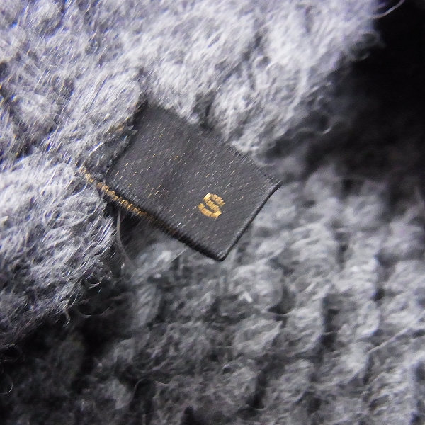 実際に弊社で買取させて頂いたDIESEL BLACK GOLD/ディーゼル アルパカ ジップアップニット/Sの画像 3枚目