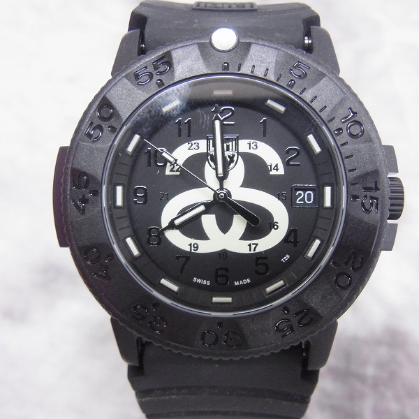 実際に弊社で買取させて頂いたStussy×Luminox/ステューシー×ルミノックス ダイバーズウォッチ Navy Seal 3000の画像 1枚目