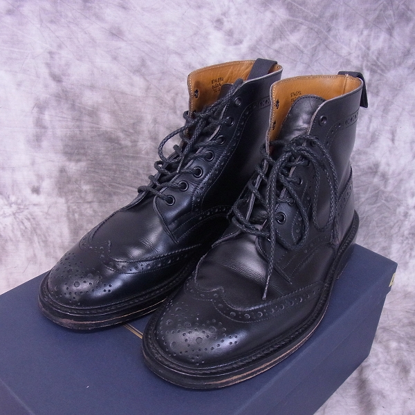 実際に弊社で買取させて頂いたTRICKER'S/トリッカーズ ウィングチップ カントリーブーツ レザー  M2508/7.5