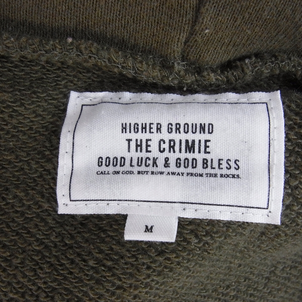 実際に弊社で買取させて頂いたCRIMIE/クライミー スウェット/トレーナー ジップアップパーカー S/M 2点セットの画像 2枚目