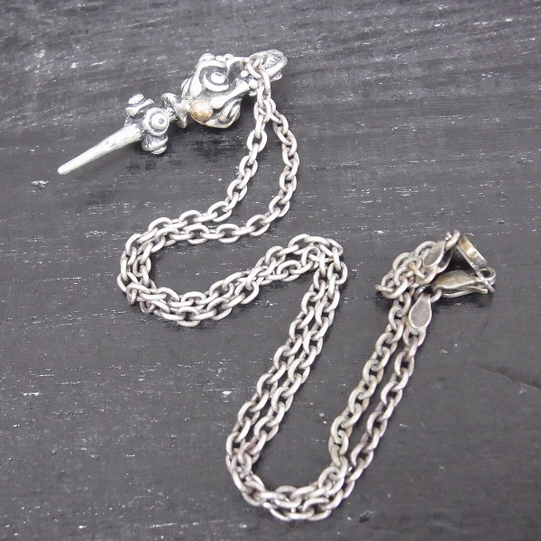 実際に弊社で買取させて頂いたdeaf breed/デフブリード ペンダント/ネックレスチェーン 2点セットの画像 2枚目