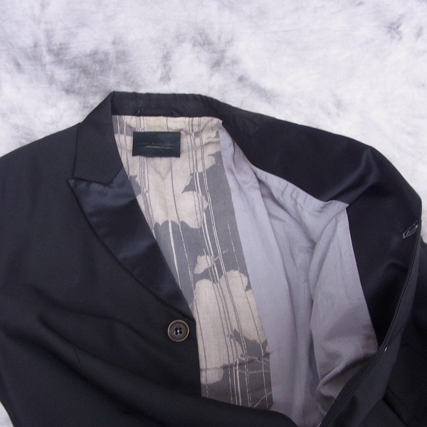 実際に弊社で買取させて頂いたDIESEL BLACK GOLD/ディーゼル 3Bテーラードジャケット 黒/44の画像 2枚目