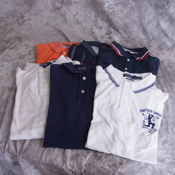 実際に弊社で買取させて頂いたMONCLER/Neil Barrett/Ralph Lauren ポロシャツ 6点セット