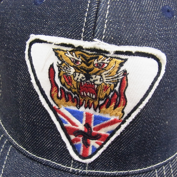 CHALLENGER/チャレンジャー TIGER DENIM CAP/タイガーデニムキャップの