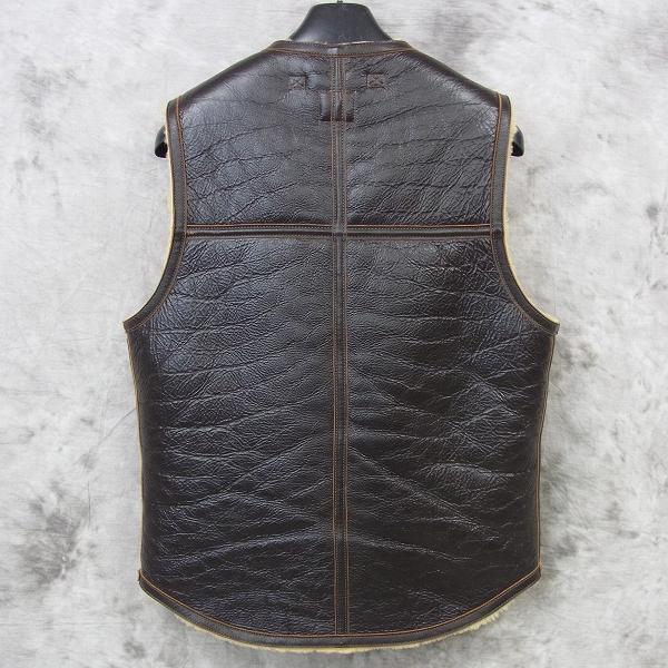 REAL McCOY'S/リアルマッコイズ C-3 シープスキン ムートンベスト Mの