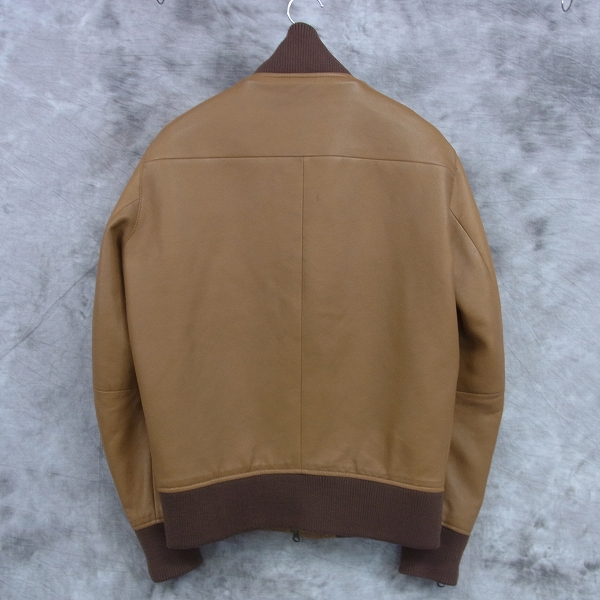 実際に弊社で買取させて頂いたSHIPS/シップス シープスキン レザージャケット/Mの画像 1枚目