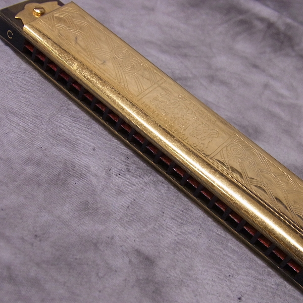 実際に弊社で買取させて頂いたTOMBO トンボ 複音ハーモニカ 超特級 No.1921Cの画像 2枚目