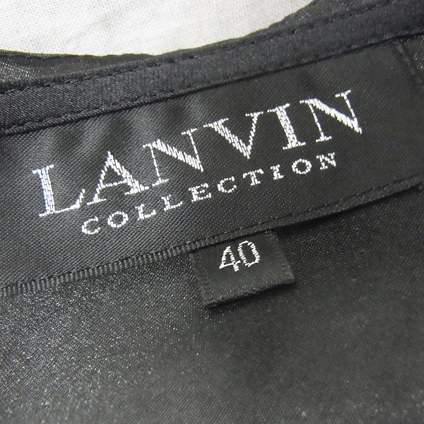 実際に弊社で買取させて頂いたLANVIN/ランバン レース シースルー シャツ 40の画像 2枚目