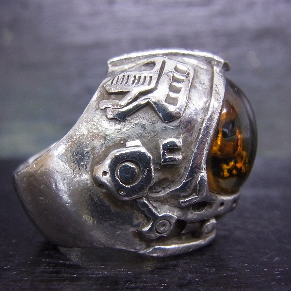 実際に弊社で買取させて頂いたCRAZY PIG/クレイジーピッグ Major Tom/メジャートムリング 指輪 17号 SV925の画像 3枚目