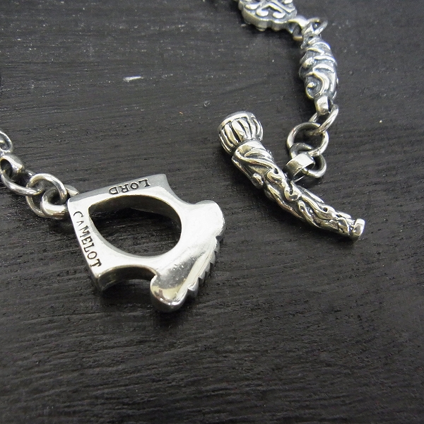 実際に弊社で買取させて頂いた【カスタム】Lord Camelot/ロードキャメロット　エンブレムチャームドロップ デザインチェーン　LC-1010の画像 5枚目