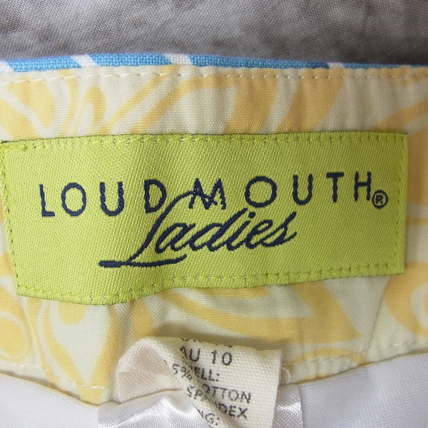 実際に弊社で買取させて頂いたLoudmouth/ラウドマウス ゴルフスコート Pearl Divers 他 US6/3点セットの画像 2枚目