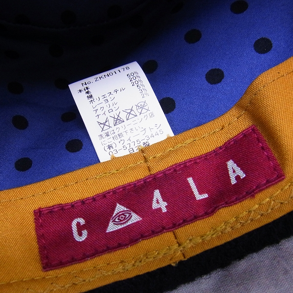 実際に弊社で買取させて頂いたCA4LA/カシラ 中折ハット ウール混/コットン混 帽子/キャップの画像 5枚目