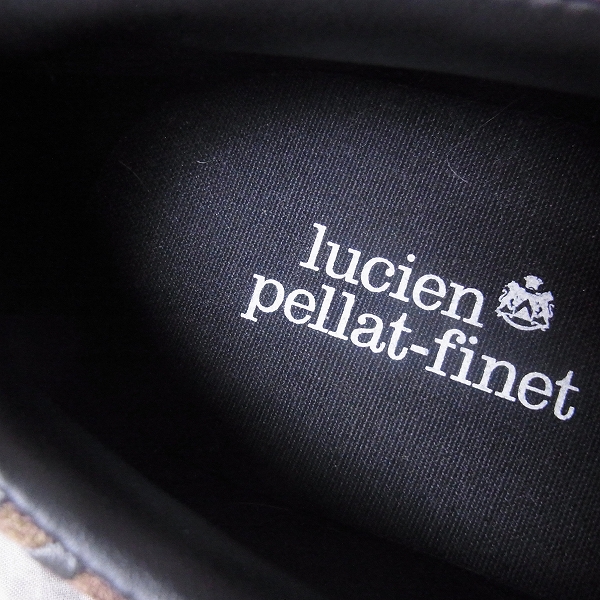 実際に弊社で買取させて頂いたlucien pellat finet/ルシアンペラフィネ 15SS カモ柄 スカル刺繍 スニーカー/9の画像 4枚目