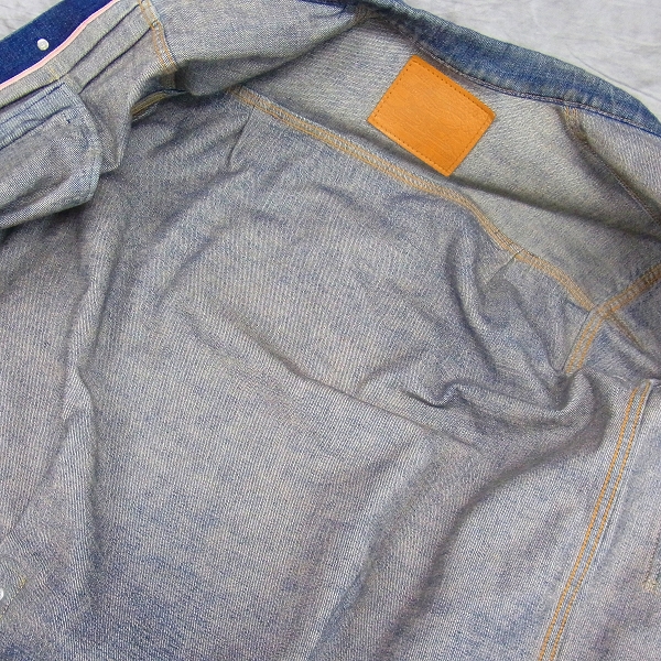 実際に弊社で買取させて頂いたLEVIS×FRAGMENT DESIGN Fenom/フェノム デニムジャケット Lの画像 5枚目