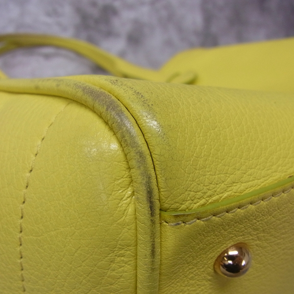 実際に弊社で買取させて頂いたLOEWE/ロエベ　ヘリテージ スモールトートバッグ カーフレザーの画像 6枚目