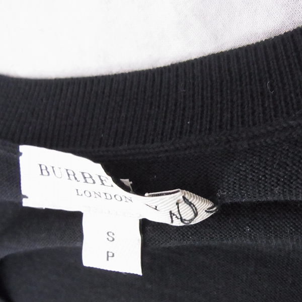 実際に弊社で買取させて頂いたBURBERRY LONDON/バーバリーロンドン 長袖ニットカットソー Sの画像 5枚目