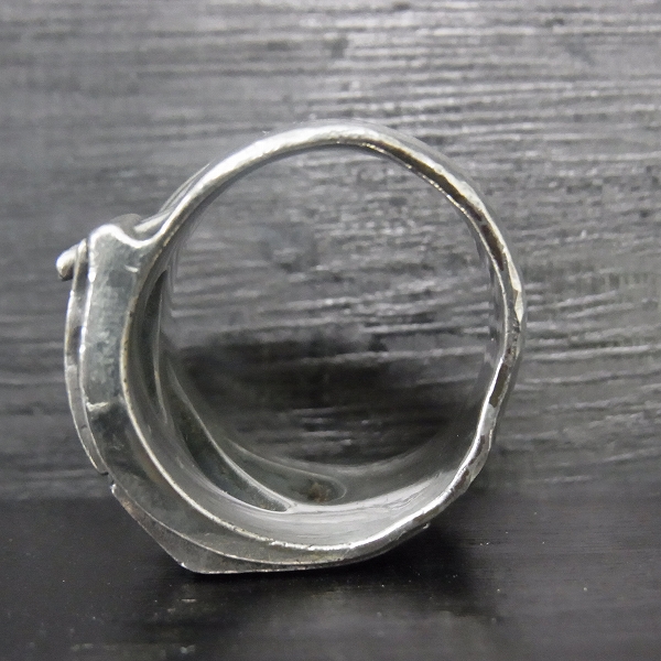 実際に弊社で買取させて頂いたDr MONROE/ドクターモンロー メッセージスカルリング FC-246-SV 18.5～19.5号の画像 6枚目