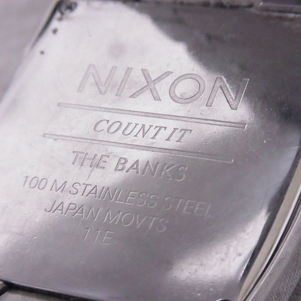 実際に弊社で買取させて頂いたNIXON/ニクソン THE BANKS/バンクス　A060-000【動作未確認】の画像 3枚目