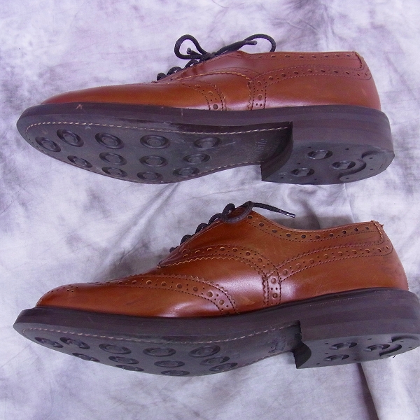 実際に弊社で買取させて頂いたTRICKER'S/トリッカーズ Bourton/バートン ウイングチップ M5633/7の画像 3枚目