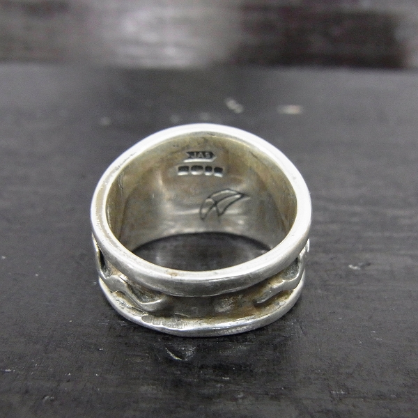 実際に弊社で買取させて頂いたCRAZY PIG/クレイジーピッグ スカルクロスボーンリング/15号 SV925の画像 3枚目