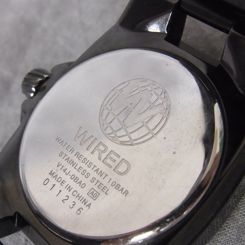 SEIKO/セイコー WIRED/ワイアード ソーラー 腕時計 V14J-0BA0の買取実績 - ブランド買取専門店リアクロ