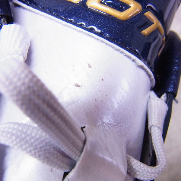 実際に弊社で買取させて頂いたLOTTO/ロット FUERZAPURA L 100 FG サッカー スパイク/LSS3113/.WHT/NVY/28の画像 6枚目