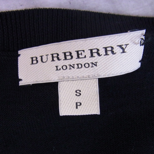 実際に弊社で買取させて頂いたBURBERRY LONDON/バーバリーロンドン 長袖ニットカットソー Sの画像 2枚目