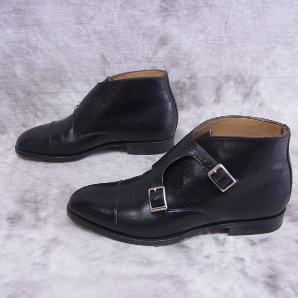 実際に弊社で買取させて頂いたPEAL & Co×Brooks Brothers/ピール・アンド・カンパニー×ブルックスブラザーズ モンクストラップブーツ/シューズツリー付き/7の画像 3枚目