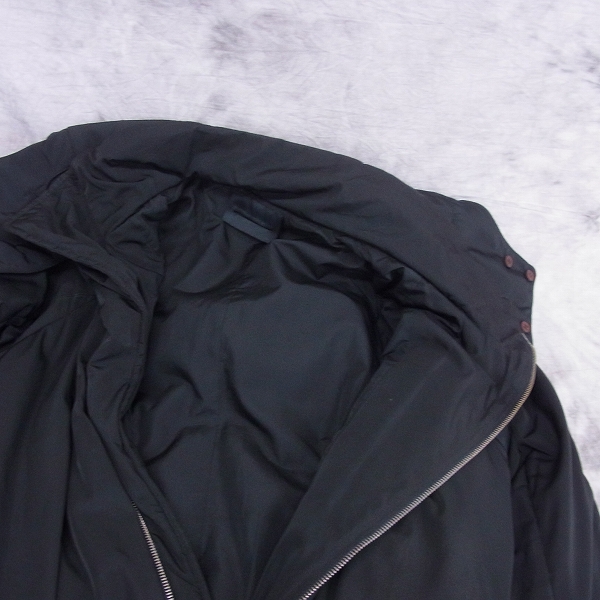 実際に弊社で買取させて頂いたDIESEL BLACK GOLD/ディーゼル ロングジャケット ブラック/44の画像 5枚目