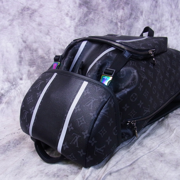 実際に弊社で買取させて頂いたLouis Vuitton×fragment design 2017モノグラム エクリプス/リュックサックザック/バックパック/M43409の画像 2枚目