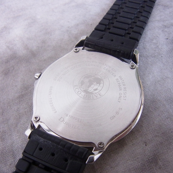 実際に弊社で買取させて頂いた【保証期間内】CITIZEN/シチズン EXCEED/エクシード エコドライブ 40周年記念モデル クォーツ腕時計 AQ5000-13Aの画像 3枚目