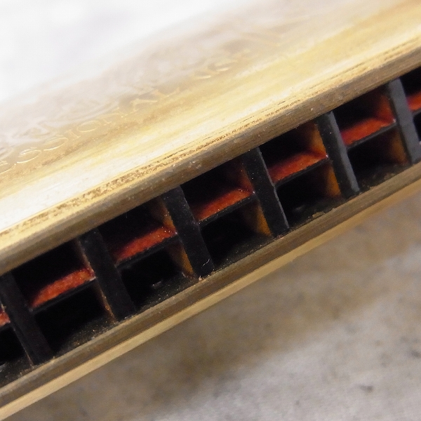 実際に弊社で買取させて頂いたTOMBO トンボ 複音ハーモニカ 超特級 No.1921Cの画像 3枚目