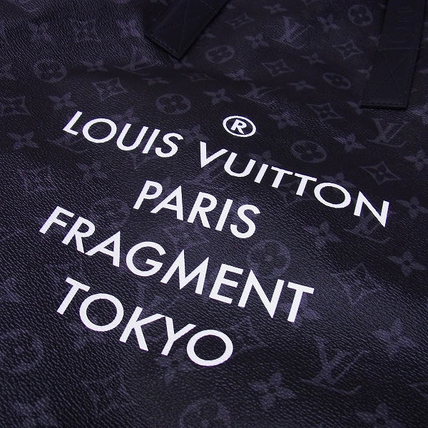 実際に弊社で買取させて頂いたLouis Vuitton×fragment design 2017 TOTE BAG モノグラム ECLIPSEトート/M4317の画像 6枚目
