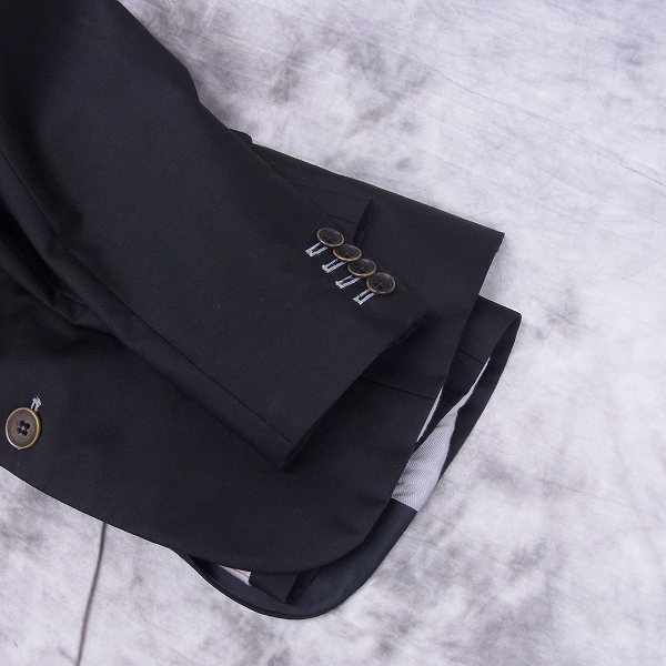 実際に弊社で買取させて頂いたDIESEL BLACK GOLD/ディーゼル 3Bテーラードジャケット 黒/44の画像 8枚目