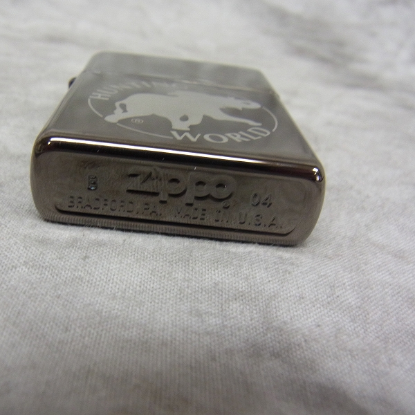 実際に弊社で買取させて頂いたZIPPO/ジッポー HUNTING WORLD/ハンティングワールド 2004年製の画像 4枚目