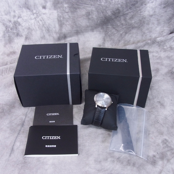 保証期間内】CITIZEN/シチズン EXCEED/エクシード エコドライブ 40周年記念モデル クォーツ腕時計 AQ5000-13Aの買取実績 -  ブランド買取専門店リアクロ