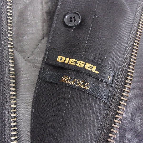 実際に弊社で買取させて頂いたDIESEL BLACK GOLD/ディーゼル ライナー付きジャケット 茶/Sの画像 5枚目