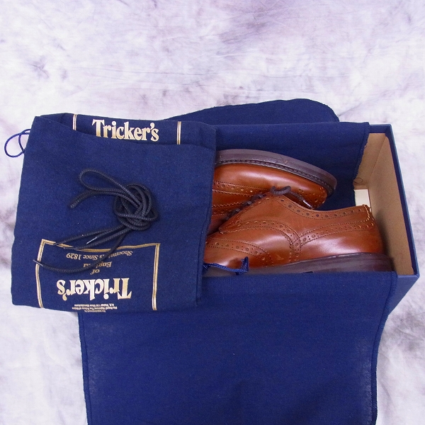 実際に弊社で買取させて頂いたTRICKER'S/トリッカーズ Bourton/バートン ウイングチップ M5633/7の画像 7枚目