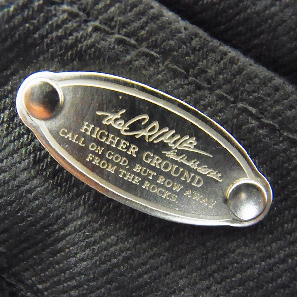 実際に弊社で買取させて頂いたCRIMIE/クライミー BORN FREE OILED BLACK STRETCH DENIM/オイルド加工 ストレッチスリム デニム/Sの画像 6枚目