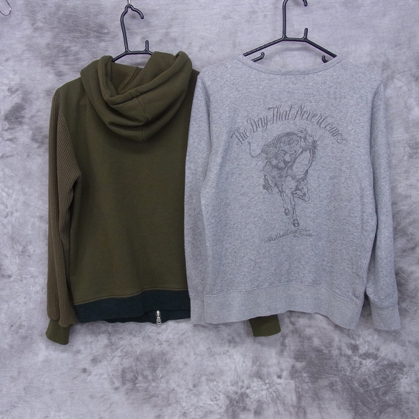 実際に弊社で買取させて頂いたCRIMIE/クライミー スウェット/トレーナー ジップアップパーカー S/M 2点セットの画像 1枚目