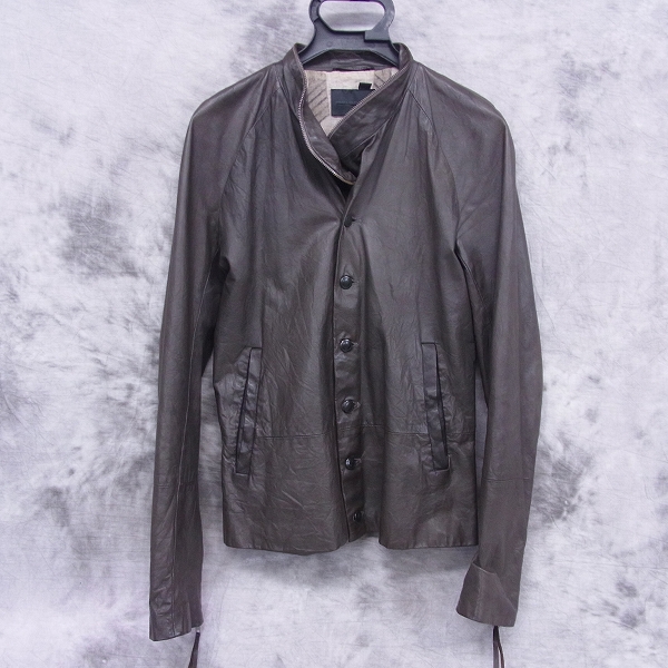 実際に弊社で買取させて頂いたDIESEL BLACK GOLD/ディーゼル 牛革 レザージャケット ブラウン/S