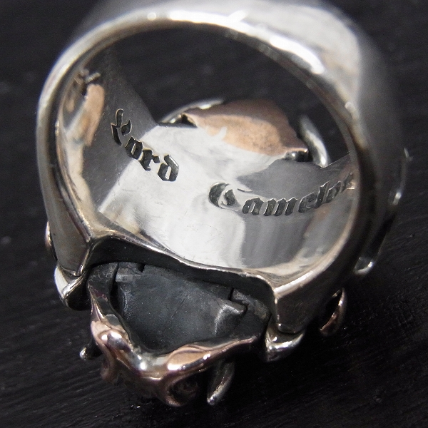 実際に弊社で買取させて頂いたLord Camelot/ロードキャメロット　デーモンフェイスリング/15号の画像 4枚目