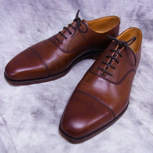 Paul Smith × Crockett & Jones ストレートチップ-