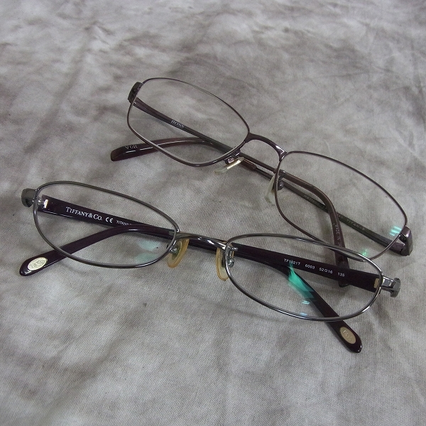 実際に弊社で買取させて頂いたTiffany&Co./ティファニー HUGO BOSS/ヒューゴボス メガネフレーム TF1021T/HB11200 2点セット