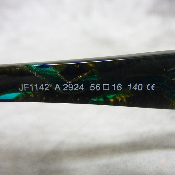 実際に弊社で買取させて頂いたJ.F.REY/ジェイエフレイ メタルギアソリッド 眼鏡フレーム JF1142 A 2924の画像 3枚目