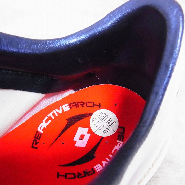 実際に弊社で買取させて頂いたLOTTO/ロット FUERZAPURA L 100 FG サッカー スパイク/LSS3113/.WHT/NVY/28の画像 4枚目